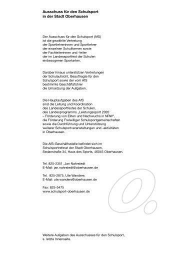 Schulsportbroschüre Schuljahr 2012/2013 - Ausschuss für den ...