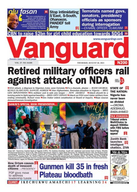 26082021 - Retired military officers rail against attack on NDA