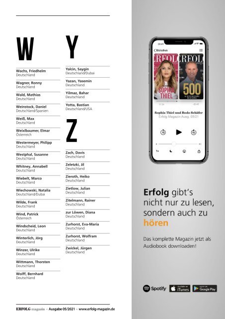 Erfolg Magazin Ausgabe 05-2021