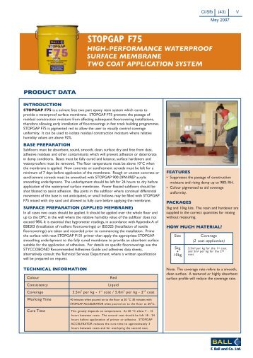 Stopgap F75 (Page 1) - F Ball