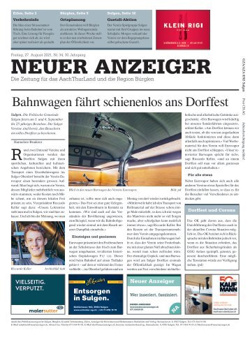 Neuer Anzeiger 27. August 2021