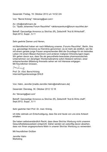 Gesendet: Freitag, 19. Oktober 2012 um 14:52 Uhr Von: "Bernd ...