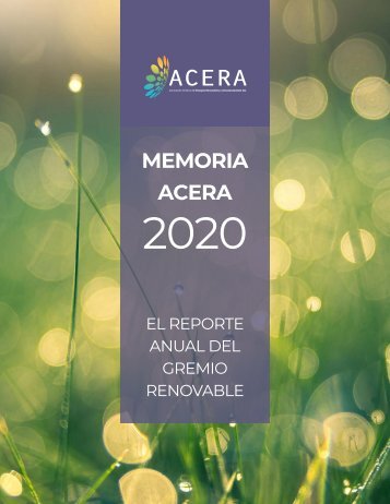 Memoria ACERA 2020
