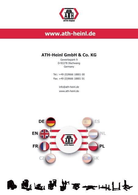 ATH-Heinl Bedienungsanleitung Hubtisch T15