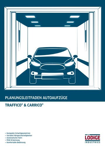 Planungsleitfaden Autoaufzüge (TRAFFICO & CARRICO)