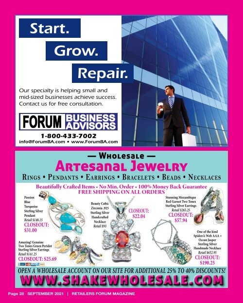 Retailers Forum Magazine Sept. 2021 EMAG