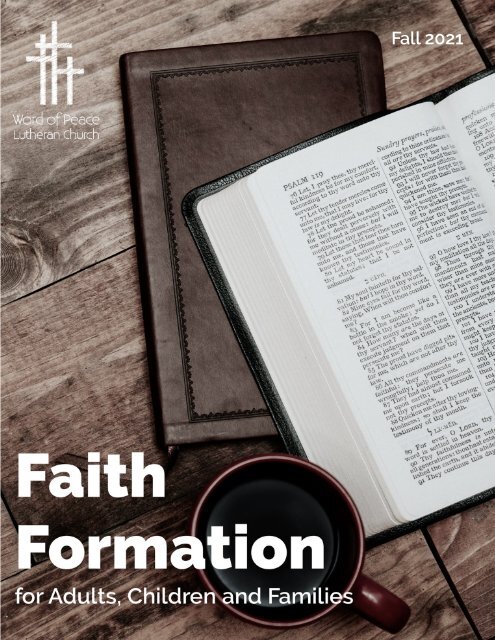Faith Formation Catalog - Fall 2021 - Word of Peace Lutheran Church