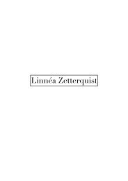Linnéa Zetterquist