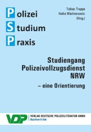 Studiengang Polizeivollzugsdienst NRW  – eine Orientierung - Leseprobe