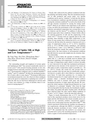 Toughness of Spider Silk at High and Low Temperatures