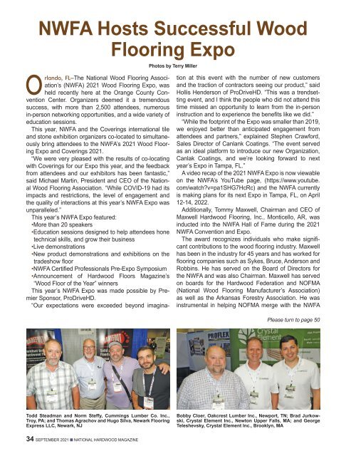 National Hardwood Magazine - September 2021