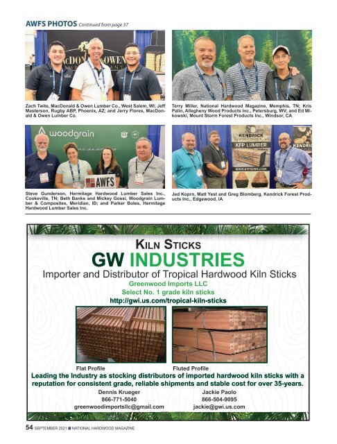 National Hardwood Magazine - September 2021