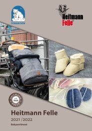 Heitmann Felle GmbH - Babysortiment - Katalog 2021/22 