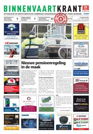 2021-18 Special Edition #5 Leveranciers