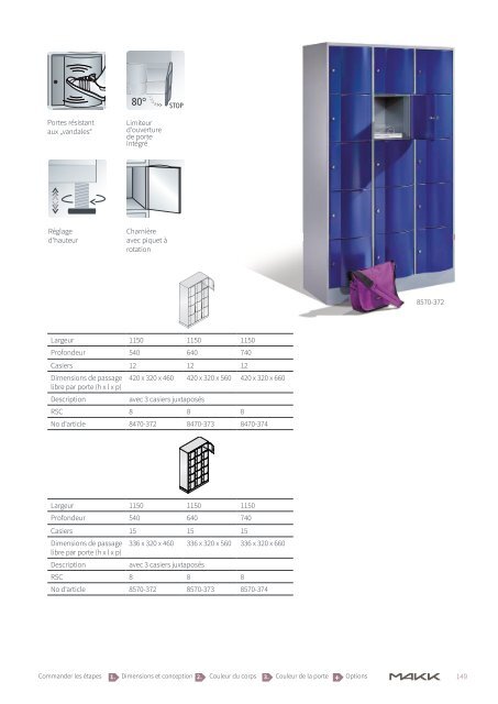 MAKK Vestiaires et armoires casiers