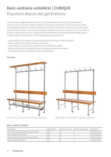 MAKK Vestiaires et armoires casiers