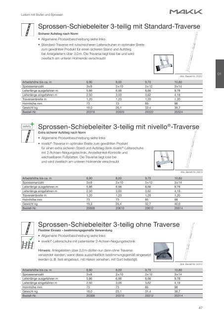 MAKK Leitern und Arbeitsplattformen 