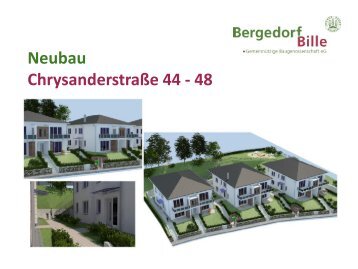 Präsentation Neubau Chrysanderstraße 44 - 48