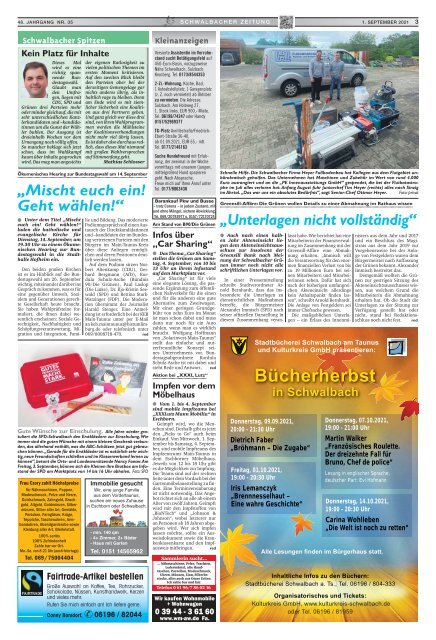 Schwalbacher Zeitung