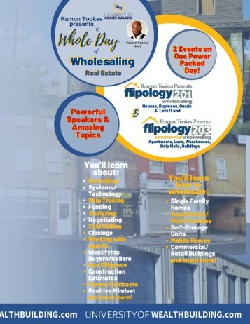 Flipology 201 - 203 A Whole Day of Wholesaling