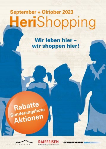 Gewerbe Herisau - Broschüre HeriShopping 2023