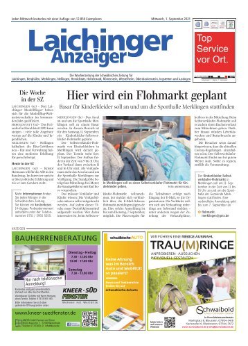 Laichinger Anzeiger 01.09.2021