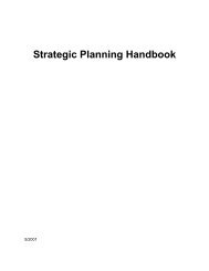 Strategic Planning Handbook - Special Libraries Association