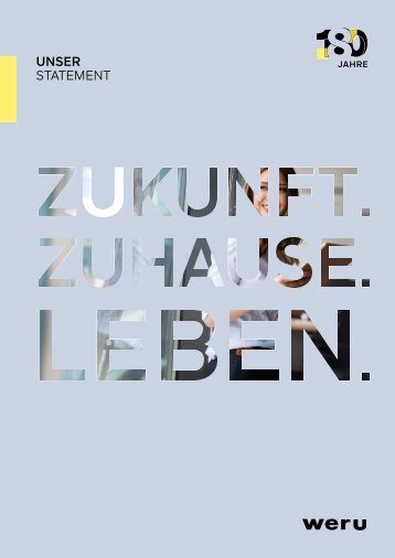 WERU Imagebroschüre