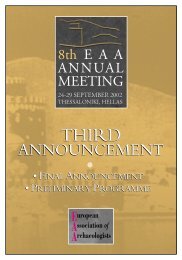 thermaikos gulf - European Association of Archaeologists