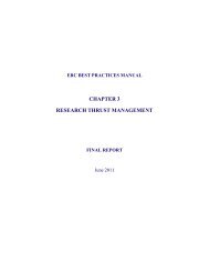 Chapter 3 research thrust management - Erc-assoc.org