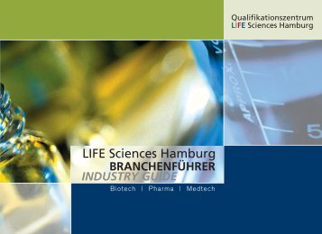 LIFE Sciences Hamburg BRANCHENFÜHRER INDUSTRY GUIDE