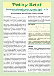 policy brief cover.FH10 - ForestAction Nepal