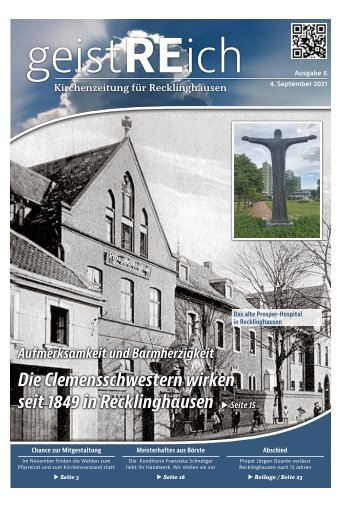 geistREich - Kirchenzeitung für Recklinghausen