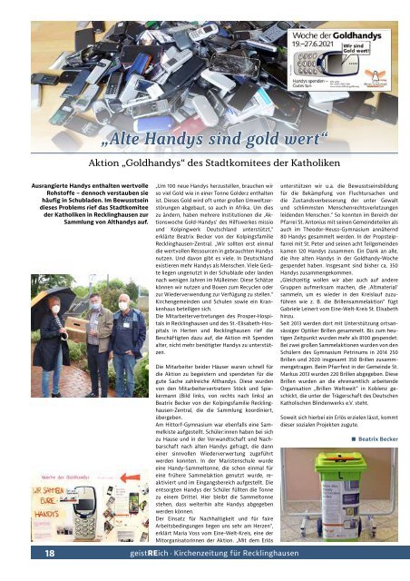 geistREich - Kirchenzeitung für Recklinghausen