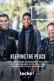 Keeping the Peace Through Intensive Community Policing