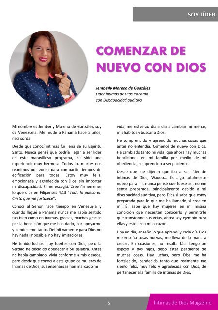 Íntimas de Dios Magazine - Edición Septiembre 2021