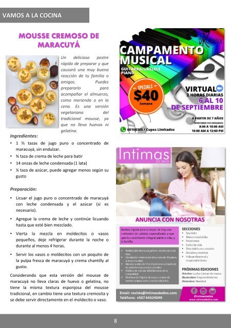 Íntimas de Dios Magazine - Edición Septiembre 2021