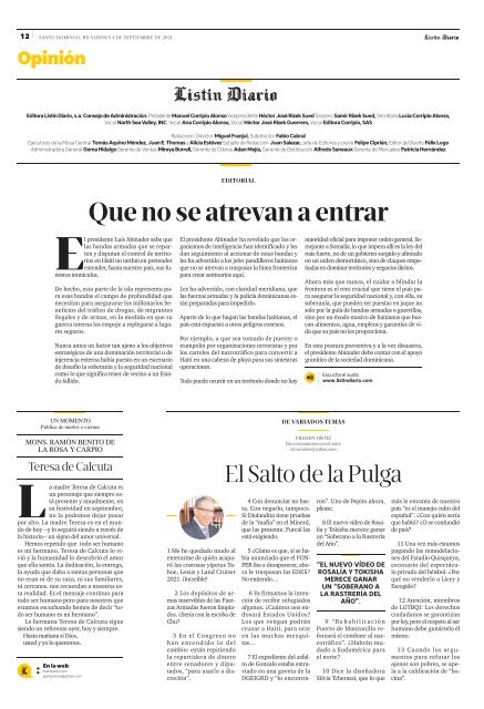 Listín Diario 03-09-2021