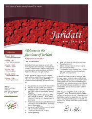 the first issue of Jaridati - Association of Moroccan Professionals in ...