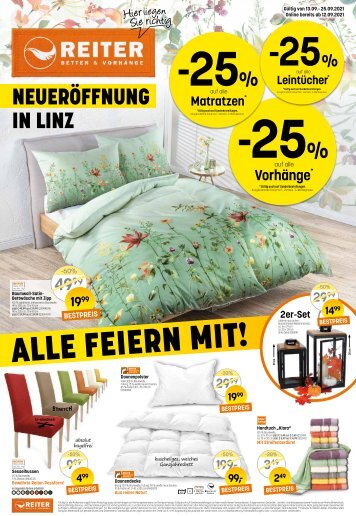 Betten Reiter Flugblatt September KW 37+38/21