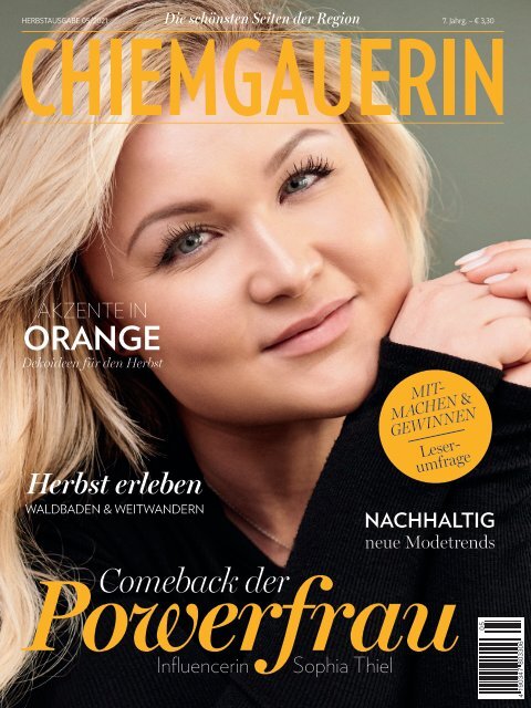 CHIEMGAUERIN Herbstausgabe 2021