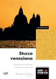 Stucco veneziano Emozioni decorative - San Marco Group