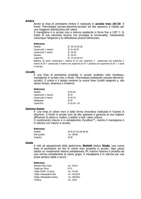 Ambra Anche La Linea Di P