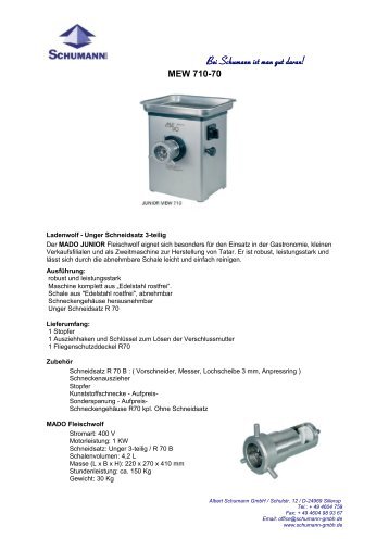 JUNIOR MEW 710 Ladenwölfe - Schumann GmbH