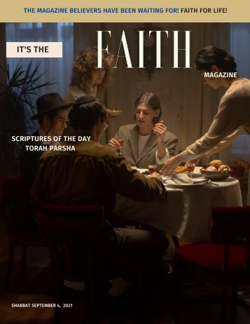 It's the Faith - Shabbat issue September 4, 2021