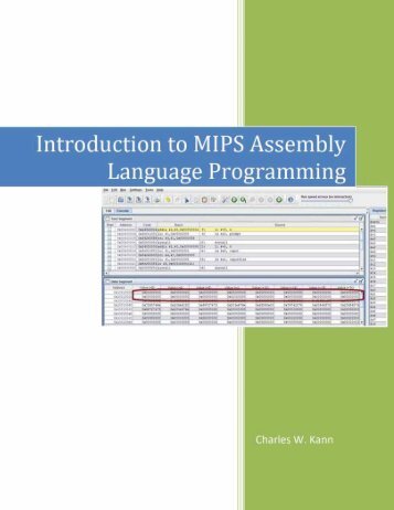 Introduction To MIPS Assembly Language Programming, 2016a