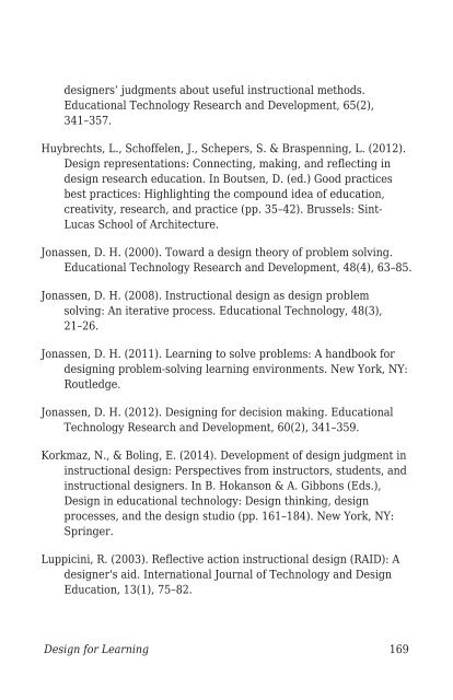 Design for Learning- Principles, Processes, and Praxis, 2021a