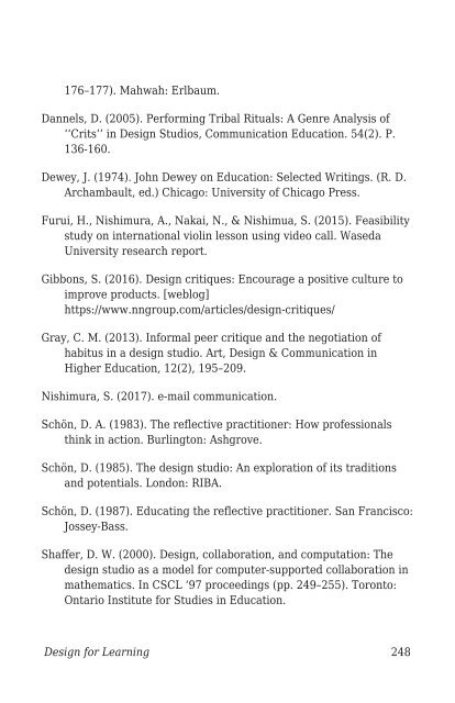 Design for Learning- Principles, Processes, and Praxis, 2021a