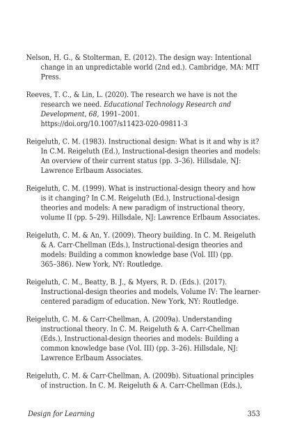 Design for Learning- Principles, Processes, and Praxis, 2021a