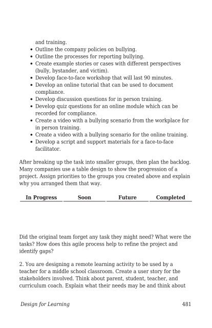 Design for Learning- Principles, Processes, and Praxis, 2021a